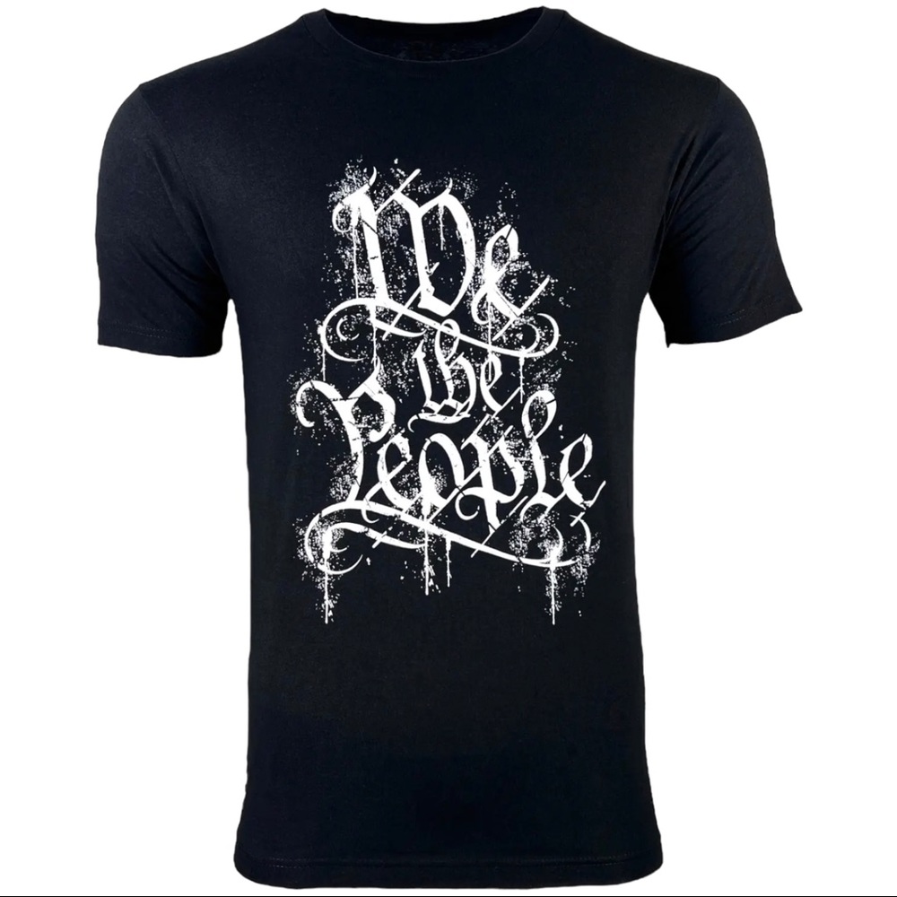 Howitzer Style Men's T-Shirt Painted Freedom Military Grunt MFG
